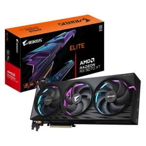 Gigabyte AORUS Radeon RX 9070 XT Elite 16G, 16384 MB GDDR6