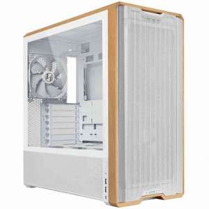 Lian Li LANCOOL 217 White – Obudowa Mid-Tower z Drewnianymi Akcentami