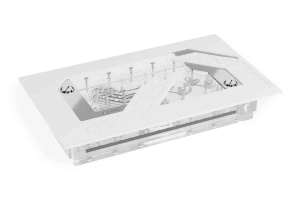 Alphacool Apex Distroplate Dark Base Pro 901 White VPP/D5
