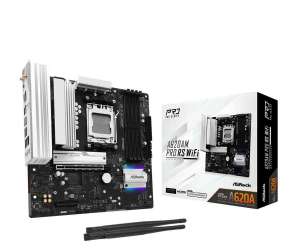 ASRock A620AM PRO RS WiFi – płyta główna mATX AM5 DDR5, HDMI + DisplayPort, WiFi 6E