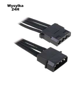 BitFenix Molex przedłużenie 45cm - rękaw czarny / czarny