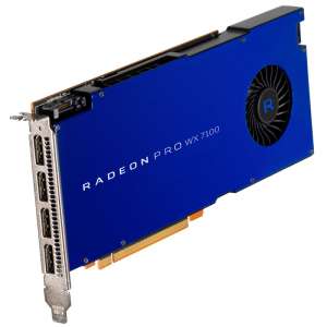 AMD Radeon Pro WX 7100 8192 MB GDDR5 4x DP