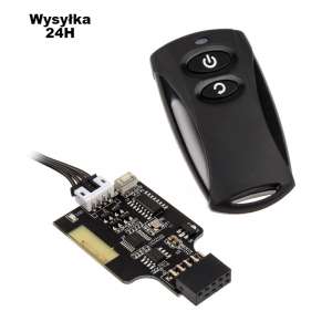 Silverstone SST-ES02-USB pilot do komputera Włączanie / wyłączanie zasilania