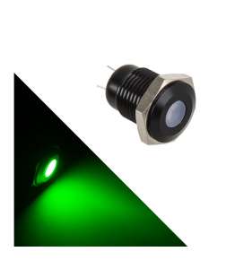 Lamptron -backed LED - zielona, ​​czarna wersja