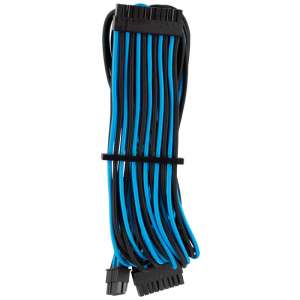 Corsair  Premium 24-pinowy kabel z rękawem Premium (Gen 4) - niebieski / czarny