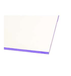 Szkło akrylowe GS przezroczysty, niebieski fluorescencyjne 500x500mm