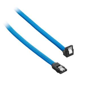 CableMod  ModMesh Kątowy kabel SATA 3 30cm - niebieski