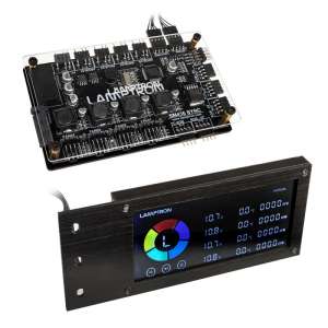 Lamptron SM436 Sync Edition PCI RGB Kontroler Wentylatorów oraz oświetlenie LED - czarny