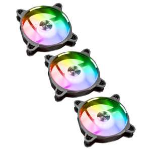 Lian Li Wentylator BR120 Digital RGB PWM 3-pak + kontroler szary - 120 mm