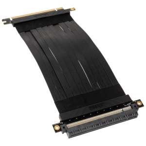 Akasa Riser Black X2 Premium PCIe 3.0 x 16 Riser Cable 20cm - czarny