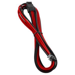 CableMod 8-pinowy kabel PCIe serii C PRO ModMesh Corsair RMi / RMx / RM (czarna etykieta) - czarny / czerwony