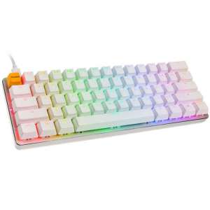Glorious PC Gaming Race GMMK Compact White Ice Edition - Gateron-Brown US-Layout