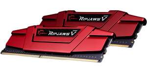 G.SKILL DDR4 8GB (2x4GB) RipjawsV 2400MHz CL15 XMP2 Red