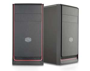 Cooler Master Obudowa MasterBox E300L czarno-czerwona (USB 3.0)