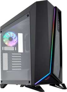 Corsair CARBIDE SERIES SPEC-OMEGA RGB ATX Tempered Glass Mid-Tower ATX Gaming Obudowa Czarna