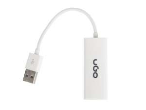 UGo Karta sieciowa USB 2.0 - RJ-45 100Mb na kablu