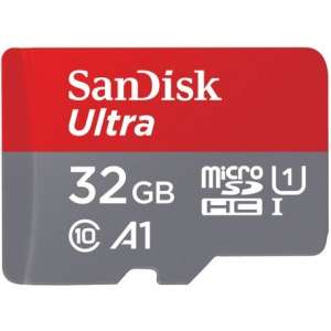 SanDisk Ultra microSDHC 32GB 98MB/s A1 + Adapter SD