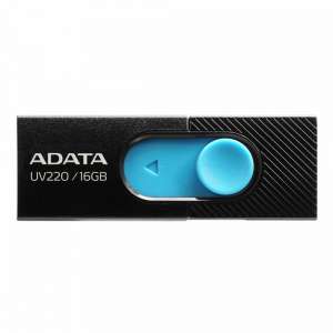Adata Pendrive UV220 16GB USB2.0 Czarno-niebieski