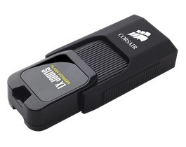Corsair VOYAGER Slider X1 32GB USB3.0 Read 130Mb/s Capless Design       Plug and Play