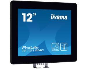 IIYAMA Monitor TF1215MC-B1 12cali IPS, HDMI, DP, VGA, IP65, poj.10pkt, 450cd/m2