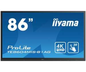 IIYAMA Monitor wielkoformatowy TE8604MIS-B1AG 86cali PureTouch-IR, IPS, 24/7, 4K, USB-C