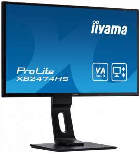 IIYAMA Monitor 23.6 cali XB2474HS-B2 VA,PIVOT,HDMI,DP,2x2W.