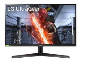 LG Electronics Monitor 27GN600-B UltraGear 27 cali Full HD IPS 1ms (GtG) Gaming Monitor  with NVIDA C-SYNC compatible
