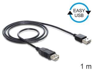 Delock Przedłużacz USB AM-AF EASY-USB 1m