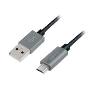 Kabel USB 2.0 LogiLink CU0134 USB A - micro USB B, M/M, 2m