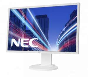 NEC Monitor 22 cale E223W W-LED DVI, 5ms biały