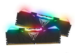 Patriot Pamięć DDR4 Viper RGB LED 16GB/3600(2*8GB) Black CL18
