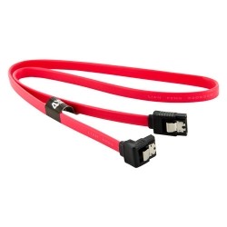 4world Kabel HDD | SATA 3 |SATA- SATA Serial ATA | 60cm | prawy | zatrzask czerwony