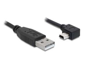 Delock Kabel Delock USB Mini 2.0 AM-BM5P (CANON) 0,5m Wtyk 90”