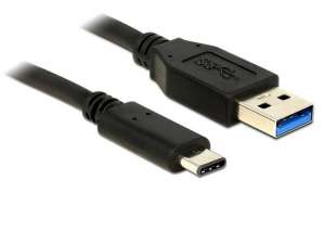 Delock Kabel Delock USB-C - USB-A 3.1 Gen 2 0,5m czarny