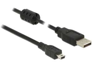 Delock Kabel USB AM-mini BM 2.0 Delock 3m czarny