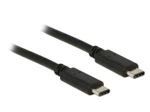 Delock Kabel USB Delock USB type-C(M) -> USB type-C(M) 1m czarny