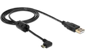 Delock Kabel USB Delock micro AM-BM USB 2.0 1m kątowy 270"