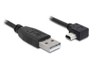 Delock Kabel Delock mini USB kątowy prawo - USB M/M 2.0 3m czarny
