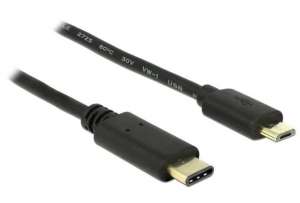 Delock Kabel USB Delock USB-C - micro USB M/M 2.0 2m czarny