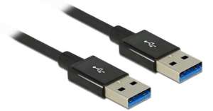 Delock Kabel USB-A M/M 3. 1 GEN 2 1M czarny