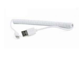 Gembird Kabel Micro-USB 2.0 AM-Lightning/Spirala/1.5