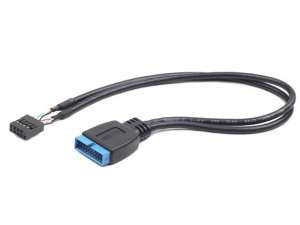 Gembird Przedłużacz USB PIN HEADER USB 3.0 19Pin->USB 2.0 9Pin 30cm