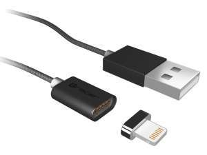 Tracer Kabel magnetyczny USB 2.0 iPhone AM - lightning 1,0m czarny