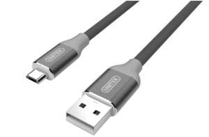 Unitek Kabel PREMIUM USB-microUSB; GRAY; Y-C4026AGY