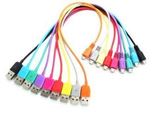 4world Kabel USB 2.0 MICRO 5pin, AM / B MICRO transfer/ładowanie 1.0m fioletowy