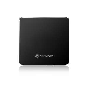 Transcend Nagrywarka zewnętrzna Ultra-slim DVD USB czarna