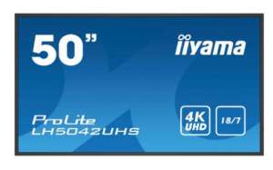 IIYAMA Monitor wielkoformatowy 49.5 cala LH5042UHS-B3 4K,18/7,SDM,IPS,LAN,PION,500cd/m2,OS8.0