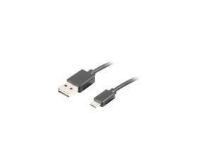 LANBERG Kabel Micro USB - AM 2.0; 1m Easy-USB czarny