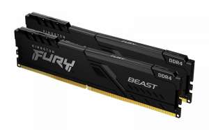 Kingston Pamięć DDR4 FURY Beast 32GB(2*16GB)/3000 CL15 1Gx8