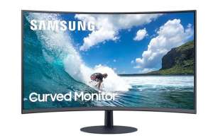 Samsung Monitor 23,6 cala LC24T550FDRXEN VA 1920x1080 FHD 16:9 4 ms (GTG) zakrzywiony